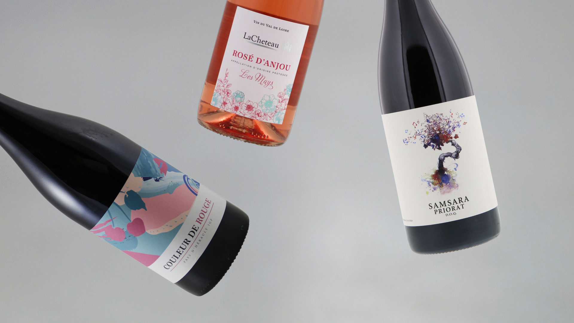 Een selectie van VinVista wijnen die beschikbaar zijn in de webshop, waaronder rode en witte wijnen.
